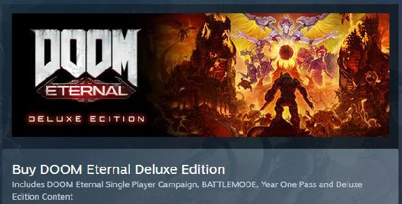 Doom Eternal Deluxe Edition (Steam Key / Global)