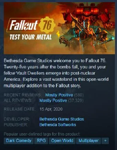 Fallout 76: Steel Dawn Deluxe Edition (Steam Key/RU/CIS