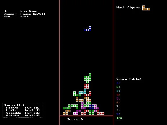 Тетрис на Turbo Pascal + исходный код