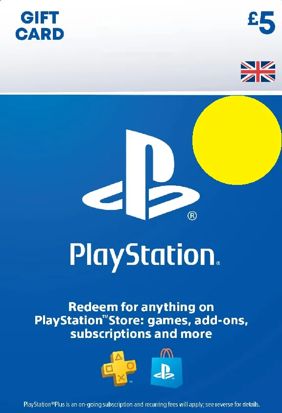 PSN £5 (GBP) КАРТА ОПЛАТЫ для PS5/PS4 UK - Code