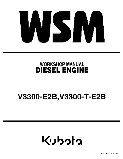 Ремонт и эксплуатация KUBOTA V3300