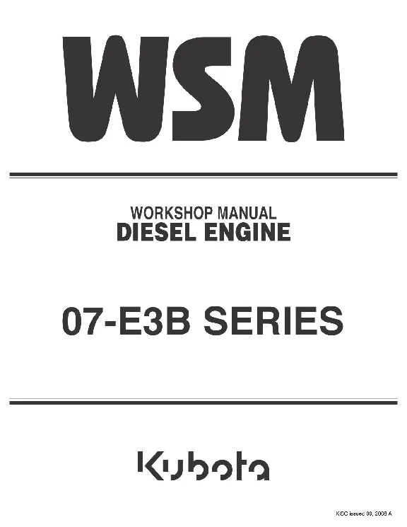 Ремонт и эксплуатация KUBOTA V3307DI-E3B