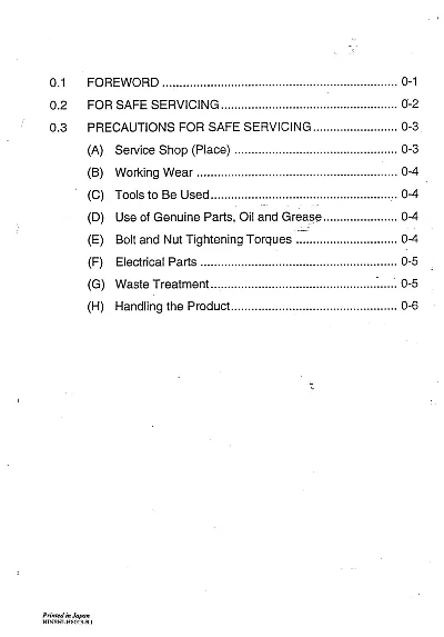 Repair and maintenance YANMAR 4TNE94, 98, 106