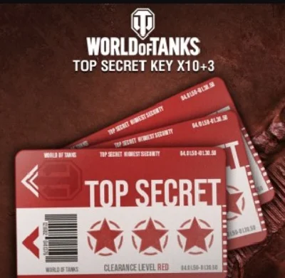 World of Tanks KEY CARDS XBOX