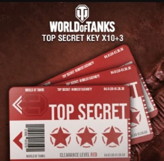 World of Tanks KEY CARDS XBOX