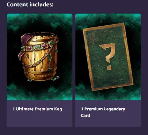 ✔️ Ultimate Premium Keg+Legendary Card (Jule)