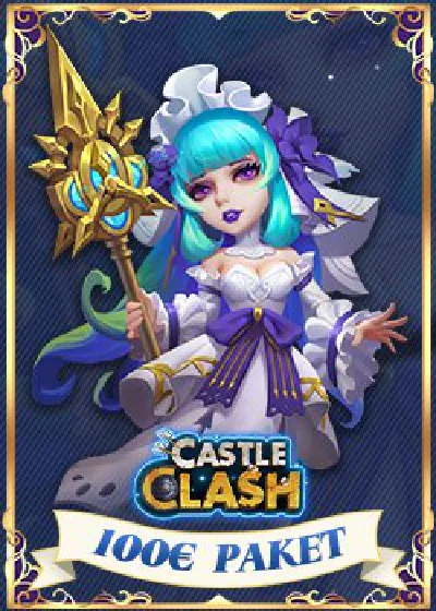 Castle Clash – Starter Pack (worth €100) IN-GAME CODE