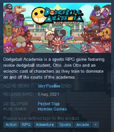 Dodgeball Academia (Steam Key GLOBAL)