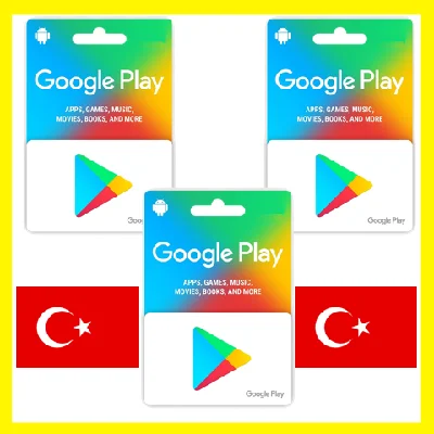 ⭐️ ALL GIFT CARD⭐🇹🇷 Google Play 25-1000 TL - (Turkey)