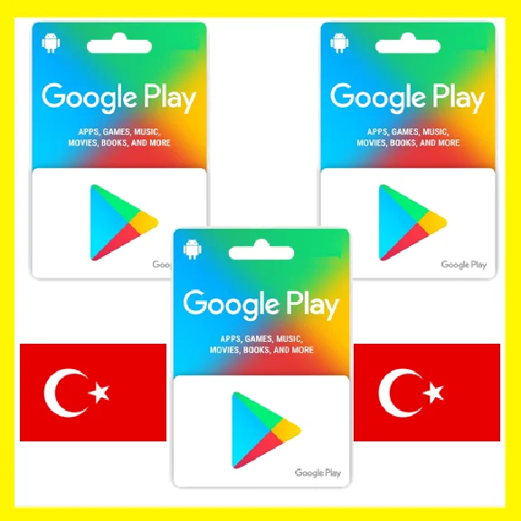 ⭐️ ALL GIFT CARD⭐🇹🇷 Google Play 25-1000 TL - (Turkey)
