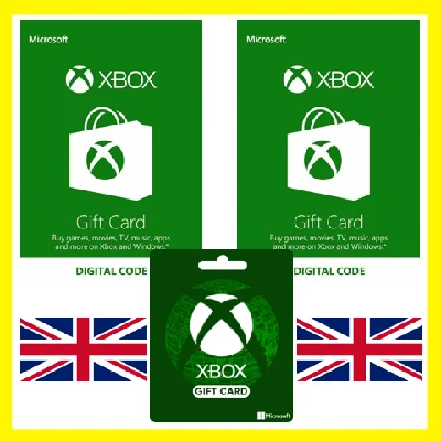 ⭐️GIFT CARD⭐🇬🇧 Xbox Live Gift Card 5-100 GBP (UK)