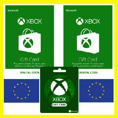⭐️GIFT CARD⭐🇪🇺Xbox Live Gift Card 5-200 EURO (Europe)