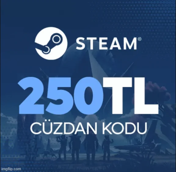💎💰 STEAM WALLET GIFT CARD 250 TL💰💎 🔴 TURKEY 🔴