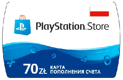 Карта PlayStation(PSN) 70 PLN (Злотых)🔵Польша