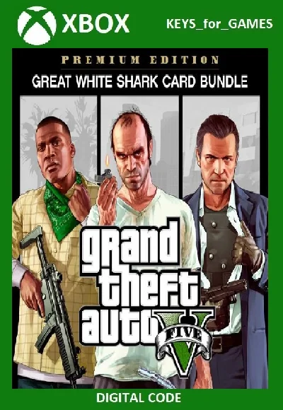 ✅🔑GTA V PREMIUM EDITION + White Shark XBOX 🔑 KEY