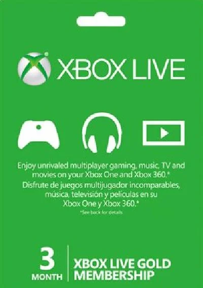 Xbox Live Gold 3  months key  (VPN)🔑