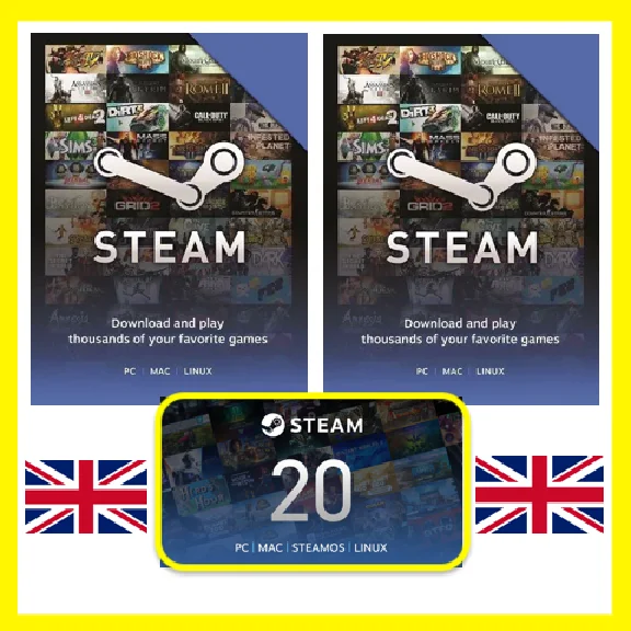 ⭐️GIFT CODE⭐ 🇬🇧 STEAM GIFT CARD UK WALLET GBP GB COD