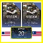 ⭐️СТИМ КАРТЫ⭐🇺🇸 США STEAM GIFT КОД USD ПОПОЛНИТЬ US