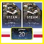 ⭐️СТИМ КАРТЫ⭐🇵🇱 Польша STEAM GIFT КОД PLN ПОПОЛНЕНИЯ