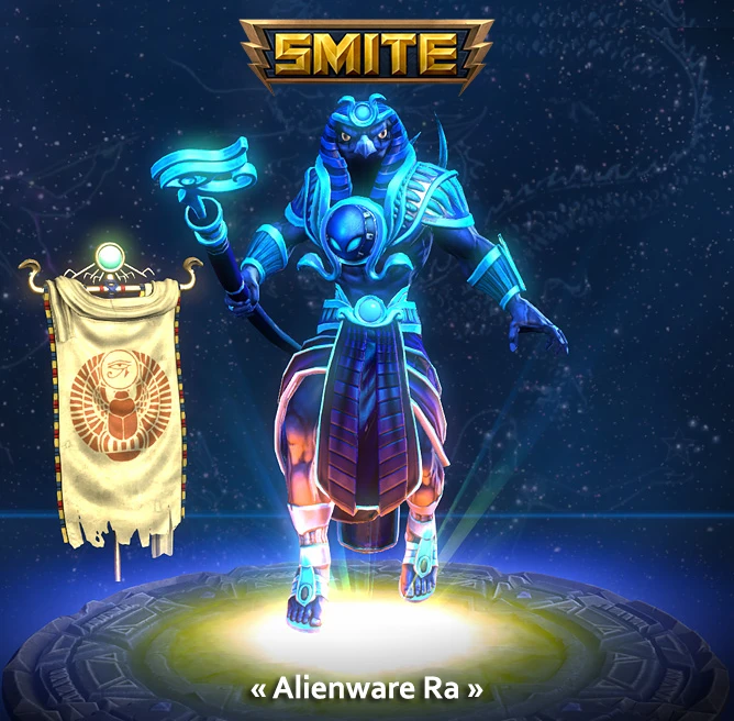 ✅ SMITE - Alienware Ra Skin (Key) 🔑