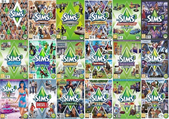 The Sims 3  + 9 DLC /EA app(Origin) + Email Change