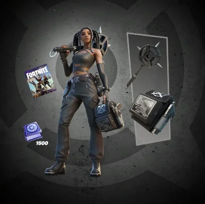 FORTNITE: Набор «Крест-накрест»+1500 V-B XBOX/Активация