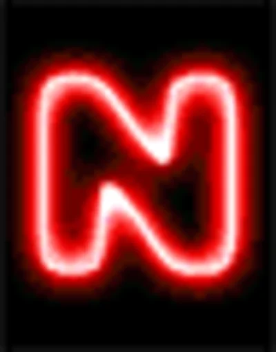 Animated neon letters, height 60 and 30 pixels