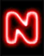 Animated neon letters, height 60 and 30 pixels