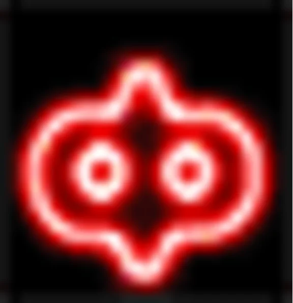 Animated neon letters, height 60 and 30 pixels