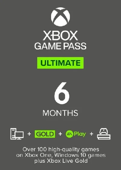 🟩XBOX Ultimate Game Pass на 6 месяца (ПРОДЛЕНИЕ)🌏