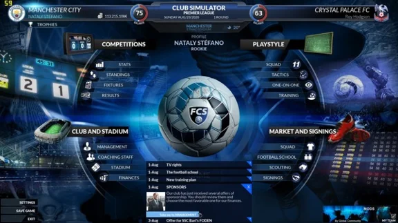 Football Club Simulator - FCS #21 STEAM KEY REGION FREE