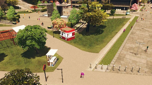 Cities: Skylines - Plazas & Promenades 💎 DLC STEAM РФ