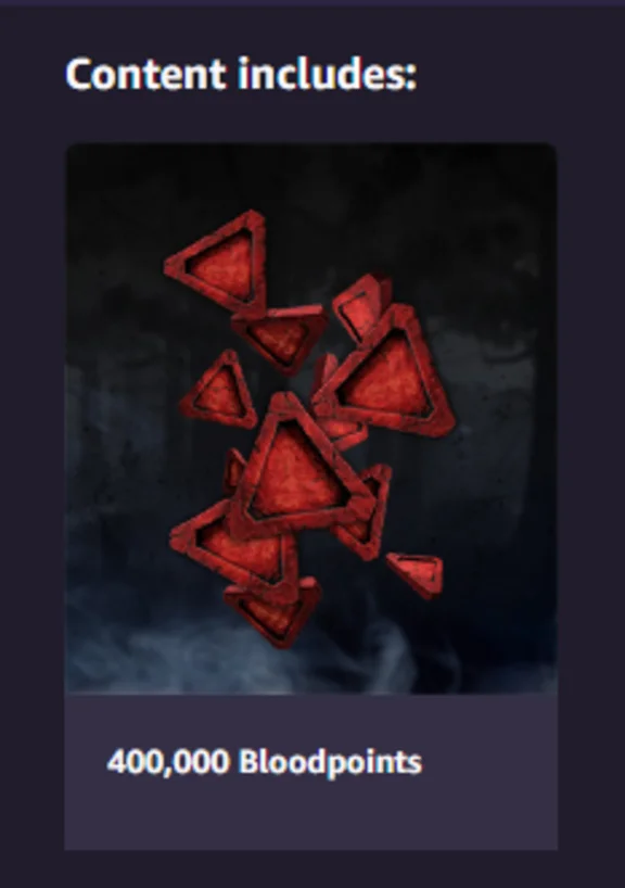 💉 Dead by Daylight September 🔑 400,000 Bloodpoints 💉