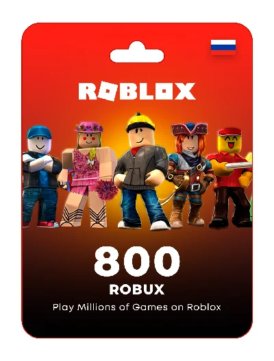🤖 Roblox gift card for на 800 Robux