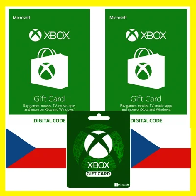 ⭐️GIFT CARD⭐🇨🇿 Xbox Live Gift Card 300-4000 CZK CZECH