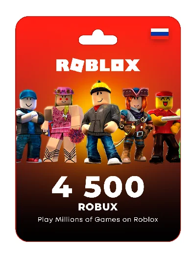🤖 Roblox gift card for 4500 Robux