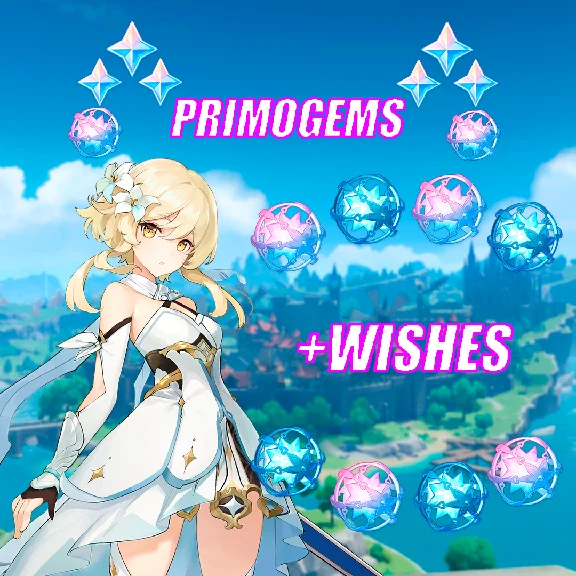 ⭐️5900 PRIMOGEMS + PET ⭐️ / ✔️TOTAL 59 WISHES ✔️