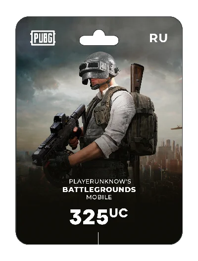 Карта пополнения PUBG Mobile 325 UC, карта оплаты PUBG
