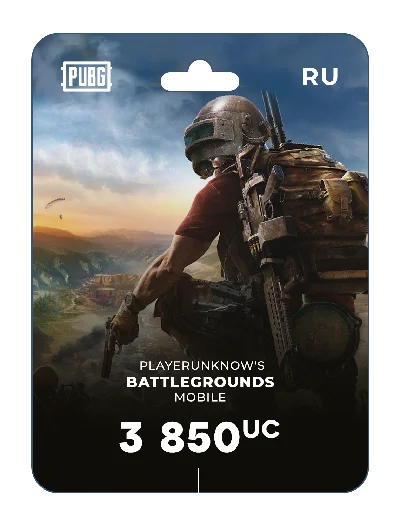 PUBG Mobile 3850 UC recharge card, PUBG payment card