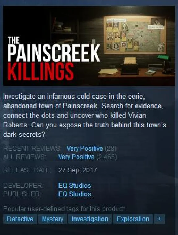 The Painscreek Killings (Steam Key GLOBAL)