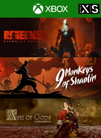 🌍 9 Monkeys of Shaolin + Ash of Gods + Redeemer XBOX🔑