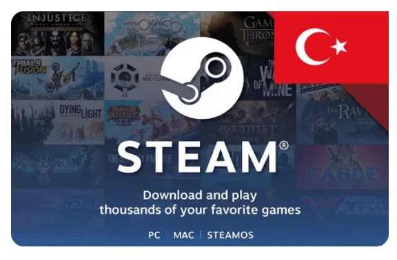 Steam change to Turkish region (Turkey) lira