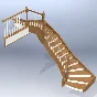 Ladder 011 (catalog 3D-Lessons for SolidWorks)