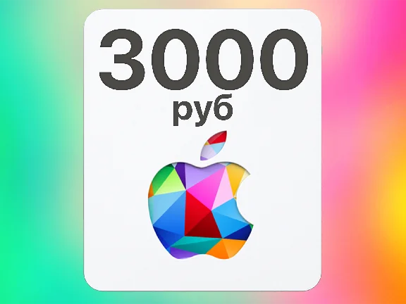 ✅iTunes gift card 3000 rubles |Apple iCloud iBook Music