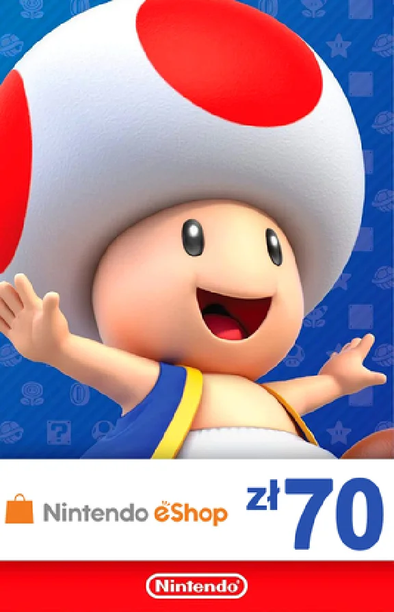 Nintendo eShop Store Poland: Карта оплаты 70zl