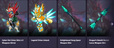 Brawlhalla🔑: Cyber Oni Bundle⭐️