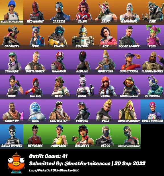 🔥Fortnite PVP mail access from 40-100 skins 🔥🔥🔥