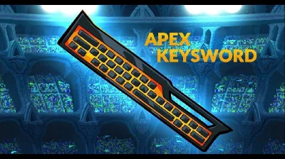 ⌨️Brawlhalla Apex Keysword Weapon Skin {ROW} + Gift🎁