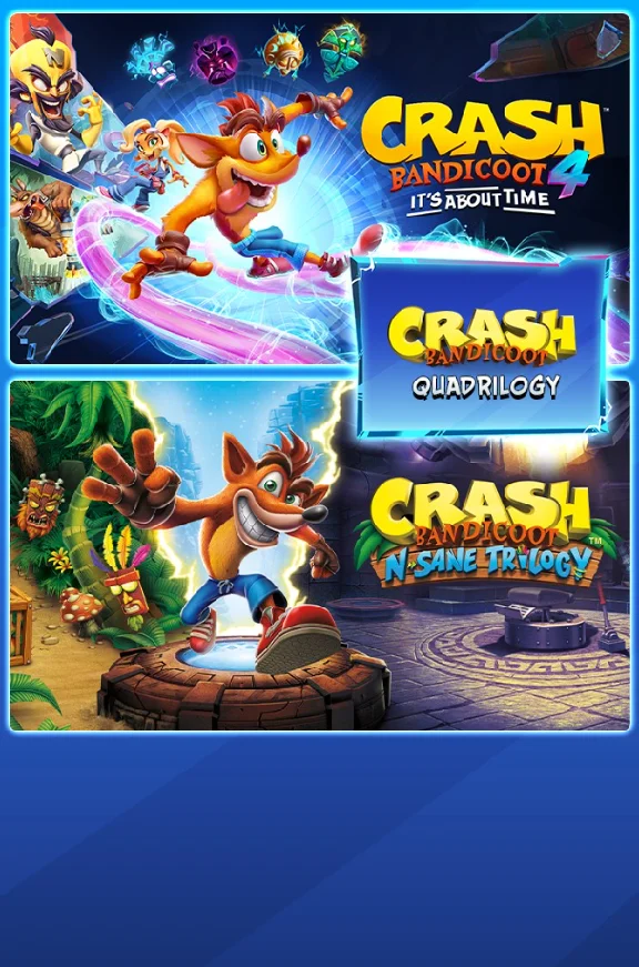 Crash Bandicoot™ - Quadrilogy Bundle key for Xbox 🔑