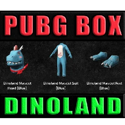 PUBG DINOLAND MASCOT BUNDLE ✅ FULL SET (Dinoland Box)🔥